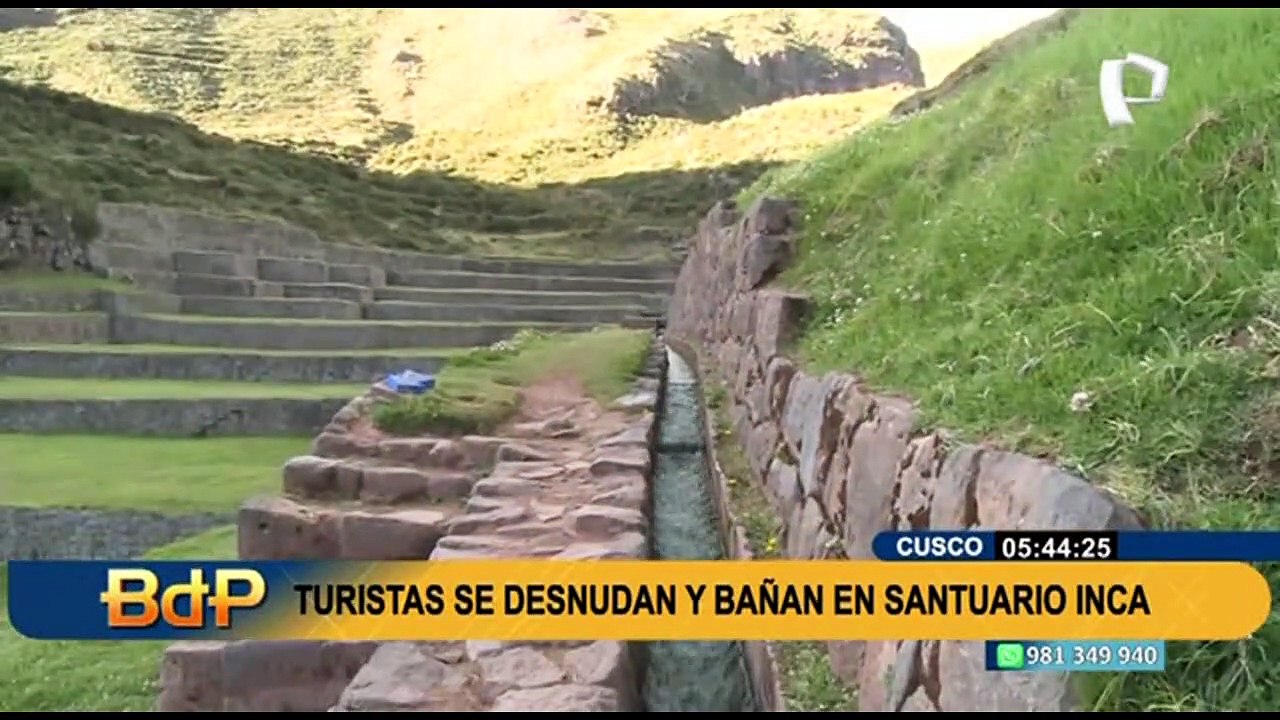 Cusco: buscan a turistas extranjeras que se bañaron en el complejo arqueológico de  Tipón