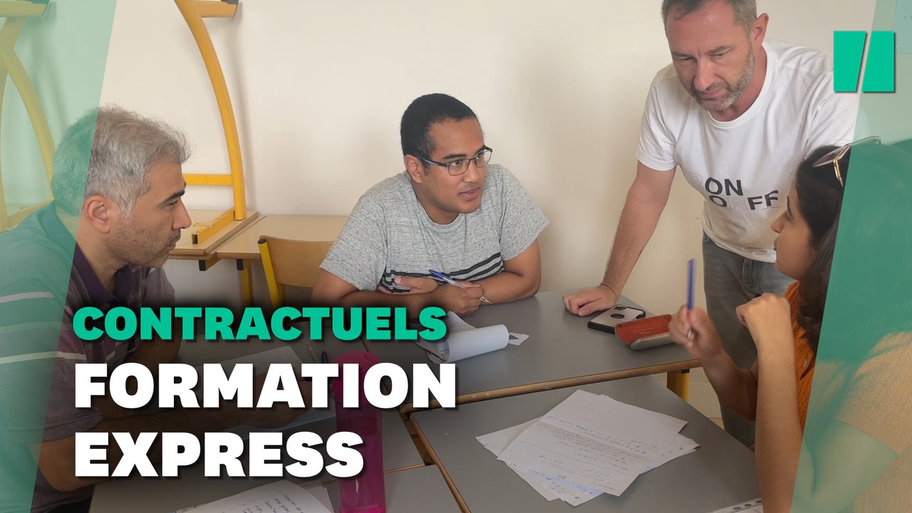 "C'est mieux que rien" : Avant la rentrée, la formation express des enseignants contractuels