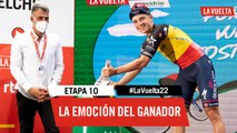 La emoción del ganador / Winner's emotion - Étape 10 / Stage 10 | #LaVuelta22