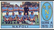 STICKERS CALCIATORI PANINI ITALIAN CHAMPIONSHIP 1971 (NAPOLI FOOTBALL TEAM)