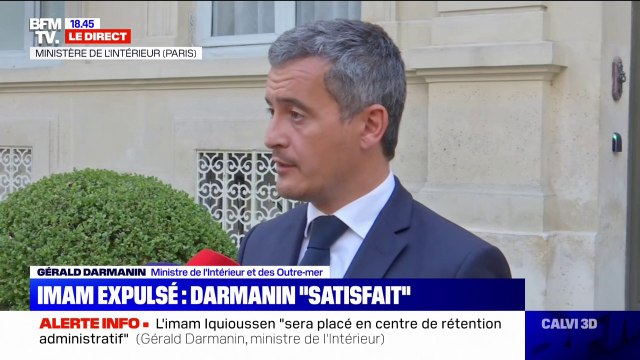 Gérald Darmanin: L'action du ministère de l'Intérieur est ferme envers ceux qui insultent la République et la France et généreuse envers ceux qui aiment la République et la France