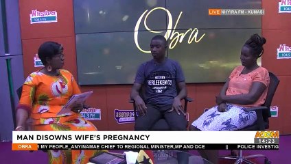 Man Disowns Wife's Pregnancy - Obra on Adom TV (30-8-22)