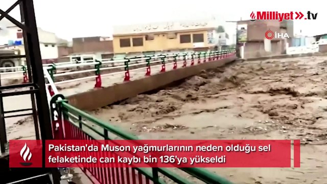 Pakistan'daki sel felaketinde can kaybı bin 136'ya yükseldi