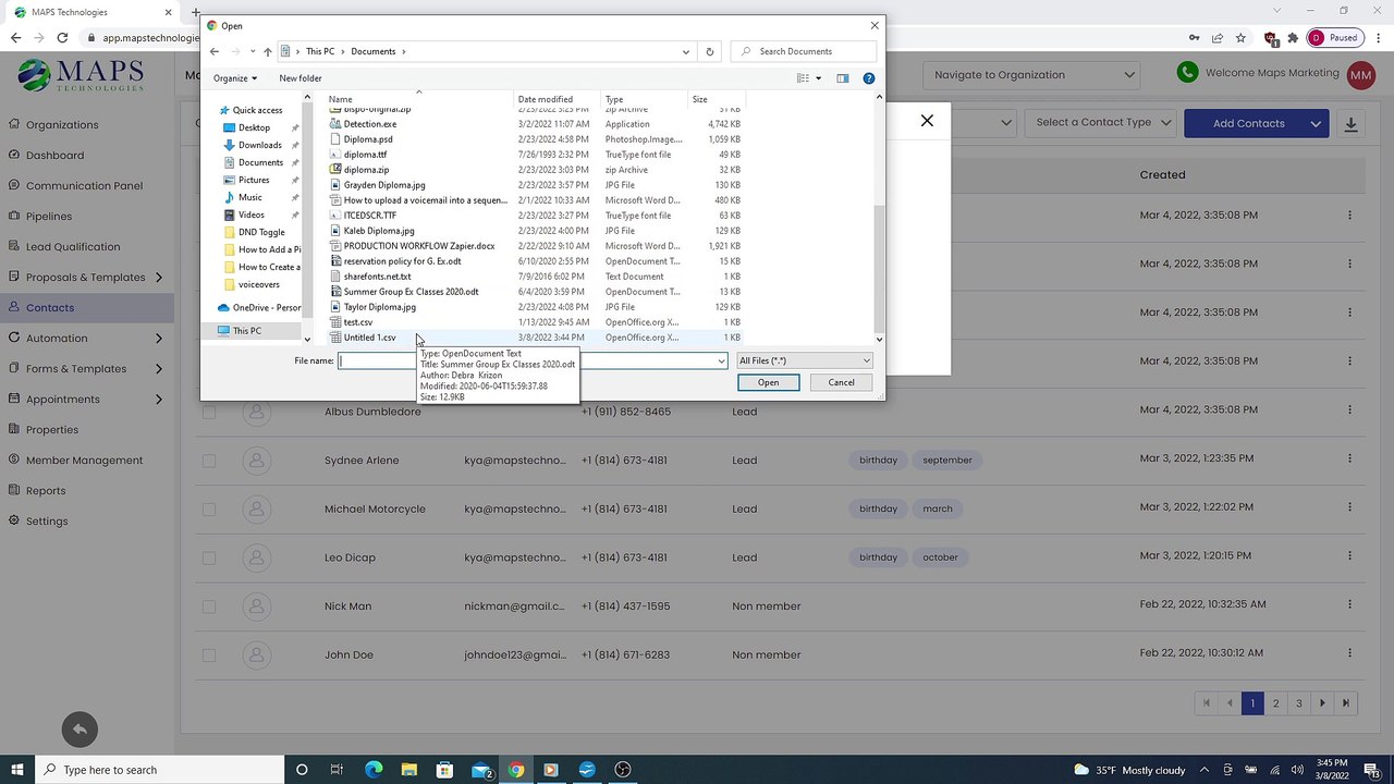 How to Import Contacts
