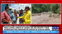Incomunicadas debido a lluvias, cinco comunidades de Talgua, Lempira