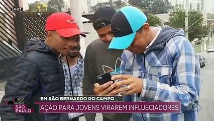 Ação para jovens se tornarem influenciadores 30/08/2022 15:02:27