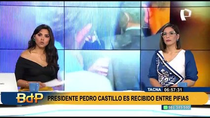 Ministros defienden a Castillo tras ataques con huevos en Tacna: “Pudieron ser piedras o una bala”