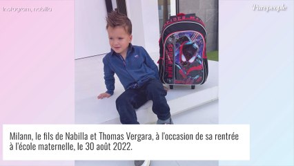 Nabilla, maman "si fière" : son fils Milann entre à l'école, look craquant et des pleurs pour sa rentrée