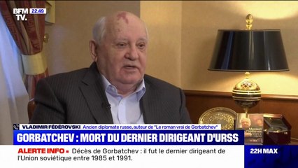Mikhaïl Gorbatchev "restera à jamais le symbole de l'espoir": Vladimir Fédorovski rend hommage à l'ex-dirigeant de l'URSS mort ce mardi