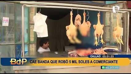 Robaron 5 mil soles: cae banda de marcas que asaltó a comerciante
