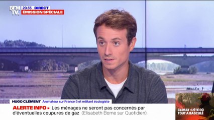 Hugo Clément: "Ce qui s'est passé cet été, c'est un avant-goût de ce que nous réserve le dérèglement climatique"