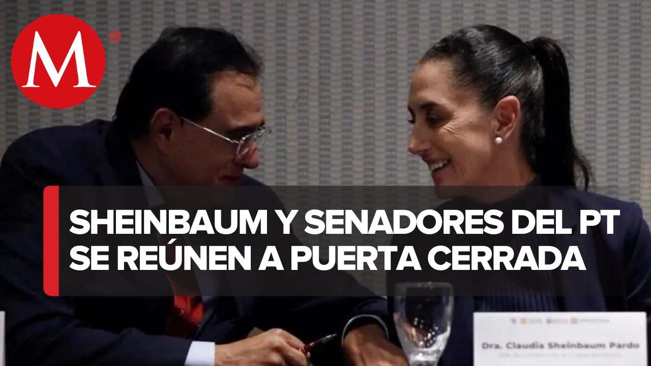 Sheinbaum se reúne con diputados y senadores del PT