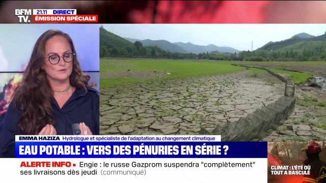 Eau potable: On est en train de réduire la part de gâteau disponible pour tous les utilisateurs d'eau , alerte l'hydrologue Emma Haziza