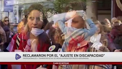 Movilización por el ajuste en discapacidad