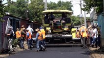 Alcaldía de Managua garantiza más obras de mejoramiento vial en el barrio Waspán Norte