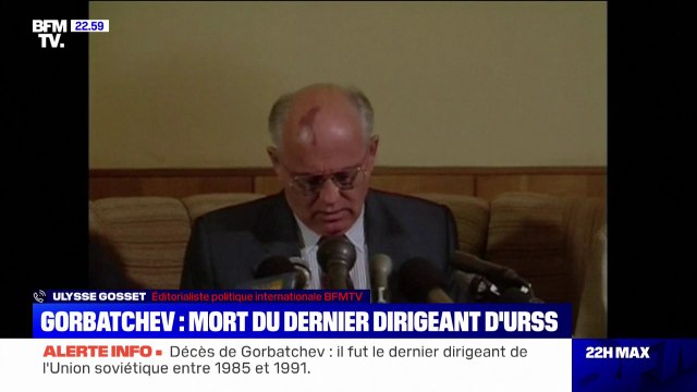 Mort de Mikhaïl Gorbatchev: C'est l'homme qui a changé l'Union soviétique , raconte Ulysse Gosset