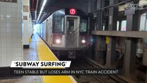 15-Year-Old in Stable Condition After Losing Arm While 'Subway Surfing' Outside Train in NYC