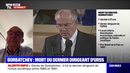 Bernard Lecomte: "L'immense regret de Gorbatchev, c'est que les Occidentaux l'ont laissé tomber au moment où il avait besoin d'eux"