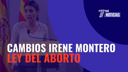 Polémica: Los cambios de Irene Montero en la ley del aborto