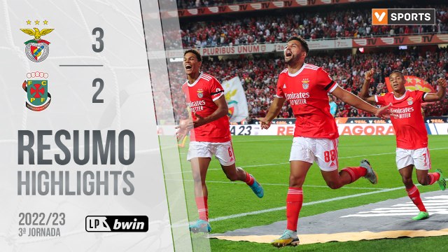 Highlights: Benfica 3-2 Paços de Ferreira (Liga 22/23 #3)
