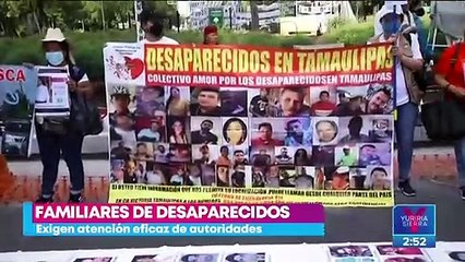 Familiares de desaparecidos exigen atención eficaz a sus casos