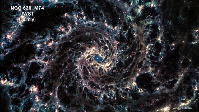 James Webb revela imagens de galáxia fantasma em espiral