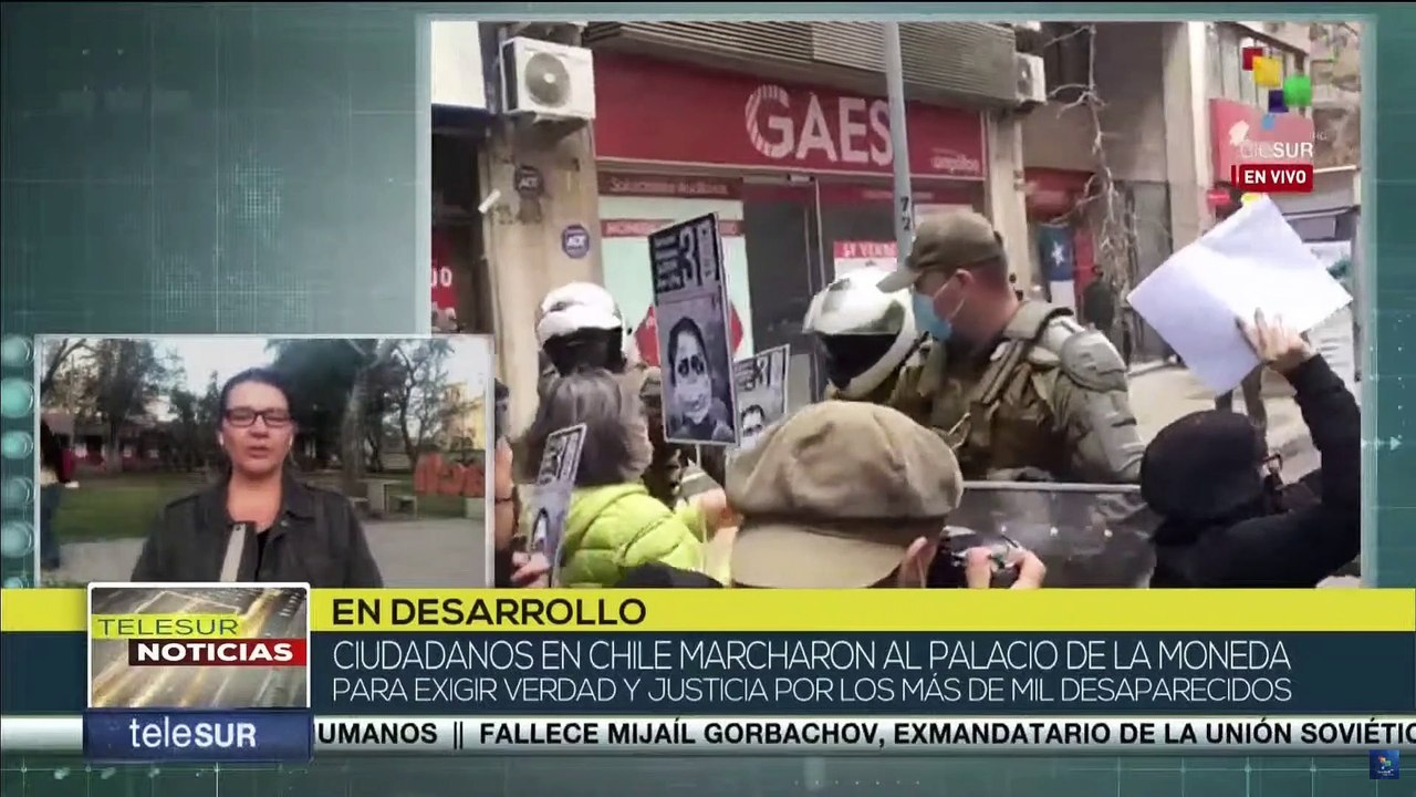 Chilenos se movilizan para exigir justicia por detenidos y desaparecidos durante la Dictadura