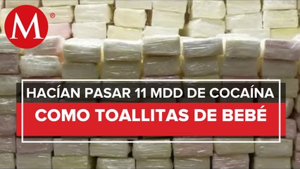 Decomisan cargamento de cocaína equivalente a 11 mdd en frontera de Nuevo Laredo