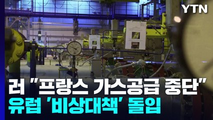 러, 프랑스에 "가스공급 전면 중단"...유럽 전방위 에너지 대책 돌입 / YTN