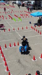 Motorcycle Skills Competition Speed Run