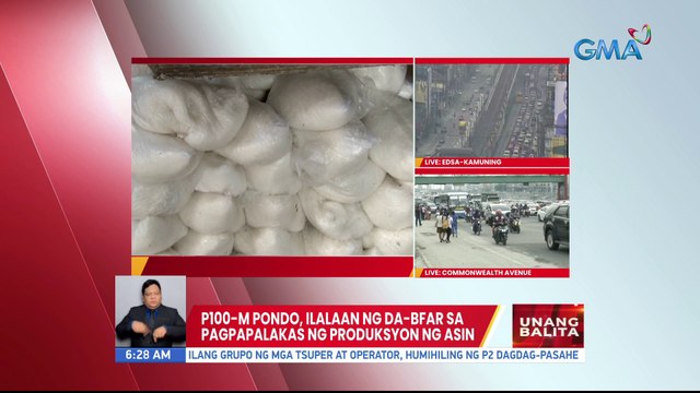 P100-M pondo, ilalaan ng DA-BFAR sa pagpapalakas ng produksyon ng asin | UB