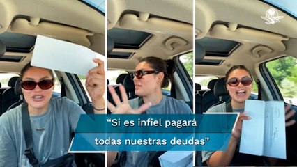 Mujer se vuelve viral por hacer firmar a su pareja un contrato de fidelidad para casarse