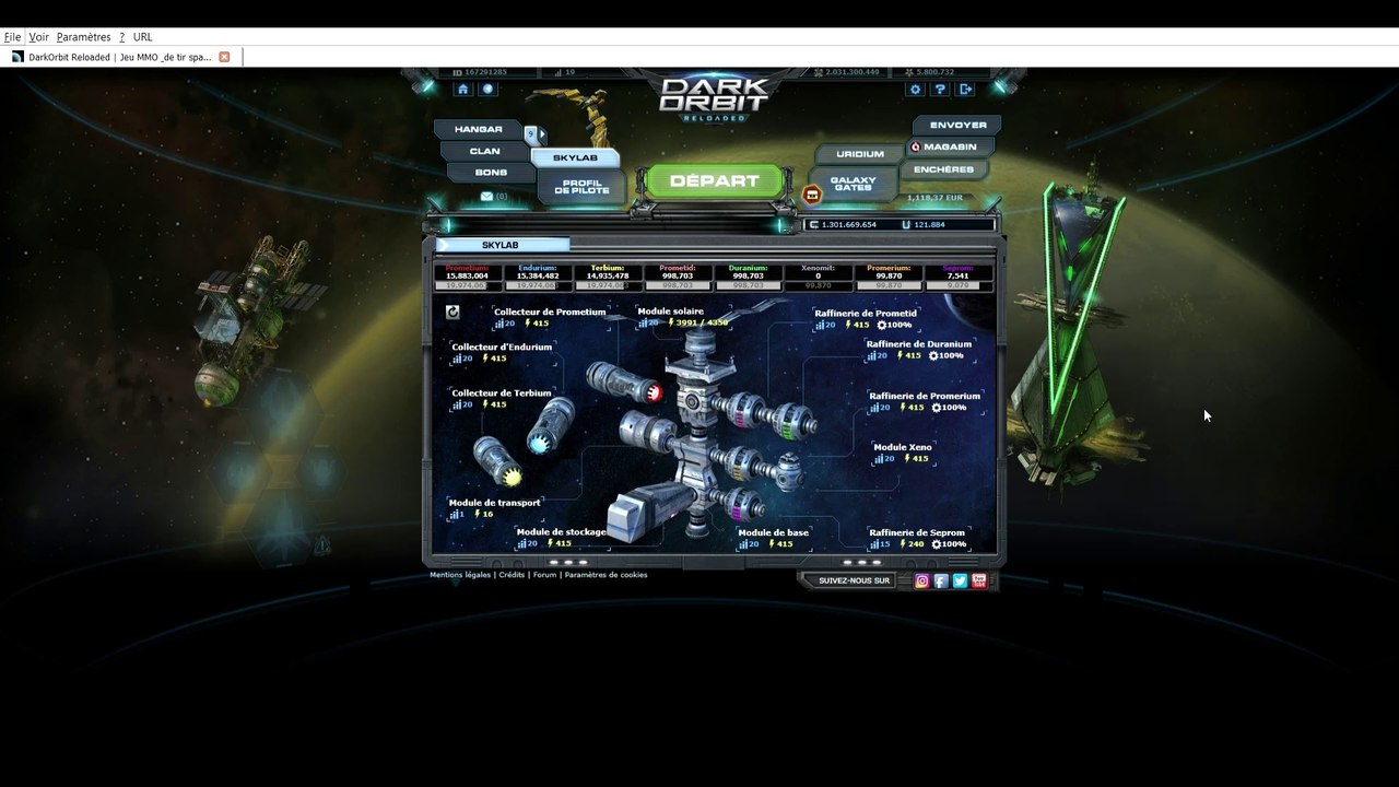 [#conseildujour - #darkorbit ] - Ep1 - Le calendrier de connexion (lf4)