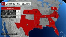 22 deaths in hot cars across the US so far in 2022