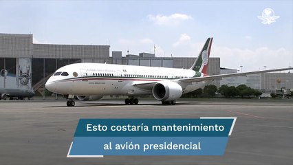 Alista Sedena 22.6 mdp para avión presidencial