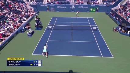 Swiatek up and running at Flushing Meadows