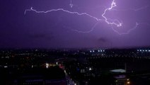 Thunderstorms rumble up and down the East Coast