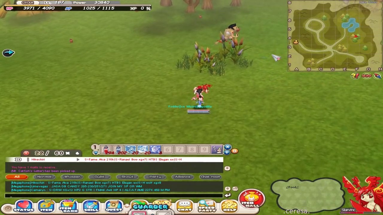 Quest Letter di Lake Cross, Seal Online Blades of Destiny, ke-1