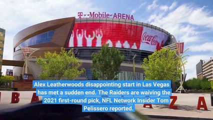 Raiders waiving 2021 first round OL Alex Leatherwood