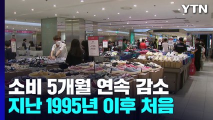 생산·소비·투자 '트리플 감소'...소비는 5개월째 ↓ / YTN