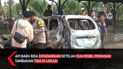 Mobil Operasional Milik Bank Meledak dan Ludes Terbakar di Bangkalan