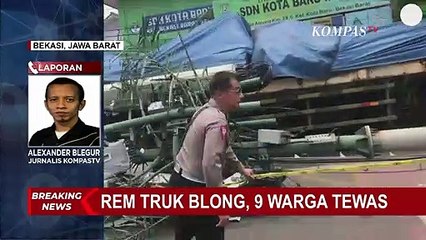 Descargar video: Kecelakaan Maut Truk Kontainer di Bekasi Telan Banyak Korban: Korban Kebanyakan Anak SD!