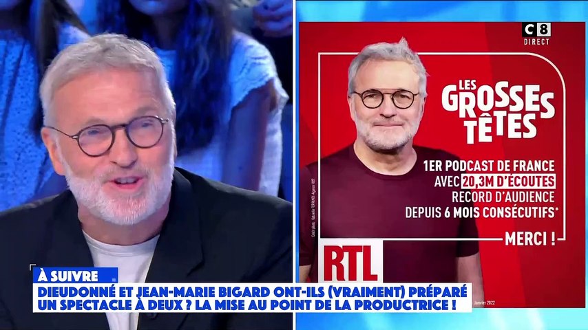 Laurent Ruquier dévoile la date à laquelle il a décidé d'arrêter de  présenter l'émission quotidienne de RTL "Les Grosses Têtes" - VIDEO -  Mediacom