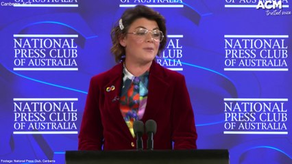 Comedian and entertainer Em Rusciano delivers National Press Club talk | August 25, 2022 | Canberra Times