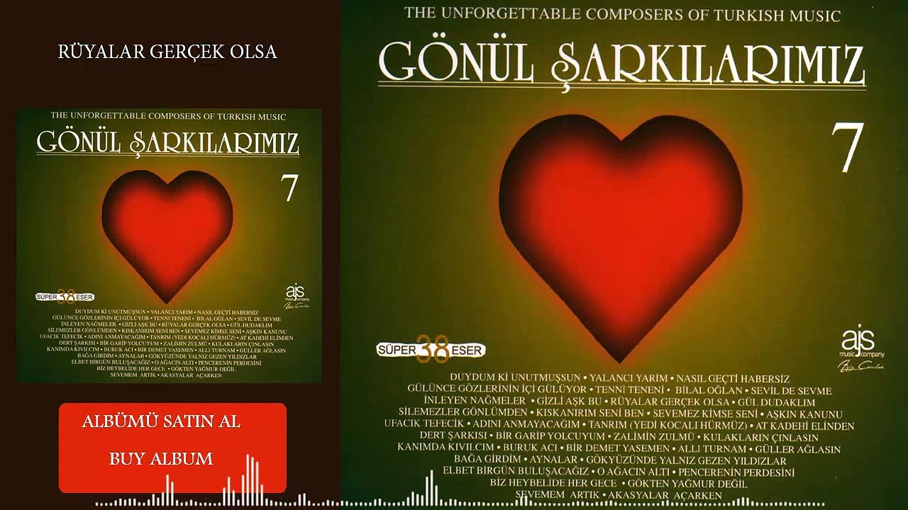 Gönül Şarkılarımız / 7 - Rüyalar Gerçek Olsa (Official Audio)