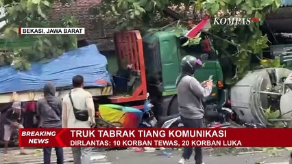 Warga Melihat Truk Sudah Oleng Sebelum Kecelakaan, Pengamat Transportasi : Dugaan Muatan Berlebih