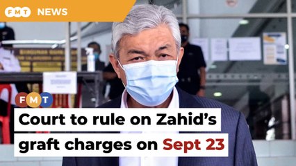Zahid to know on Sept 23 whether to enter defence on graft charges
