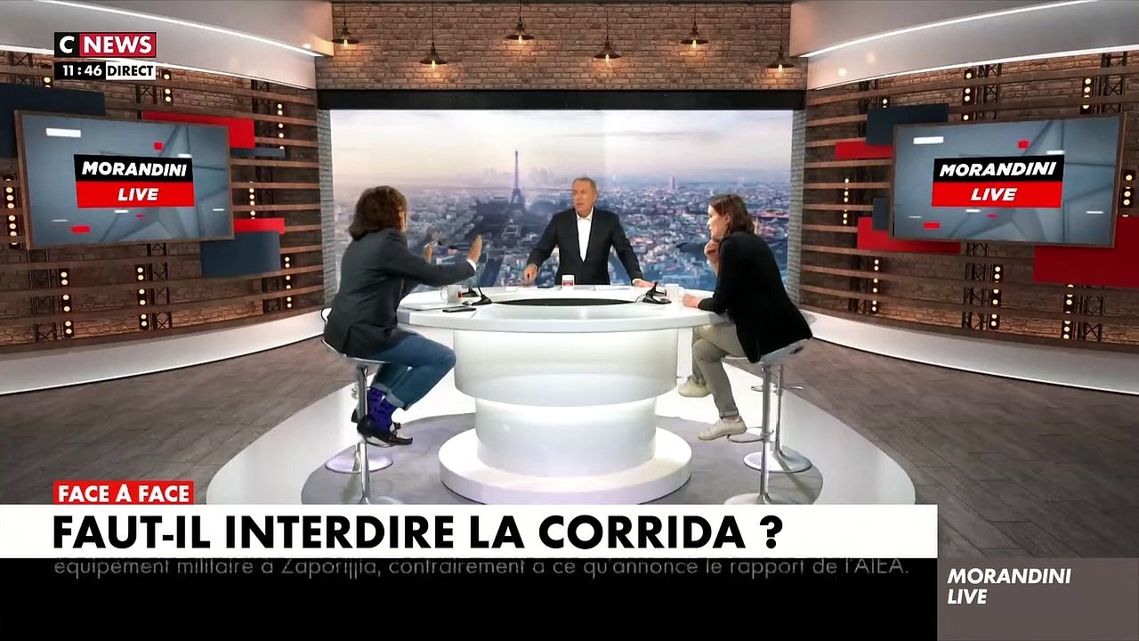 Débat sur la corrida dans "Morandini Live" - Gros accrochage entre un défenseur de la corrida et Jean-Marc Morandini - VIDEO
