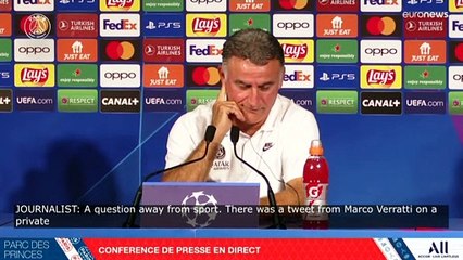 L'entraîneur du PSG plaide la "mauvaise blague" après la polémique sur les jets privés