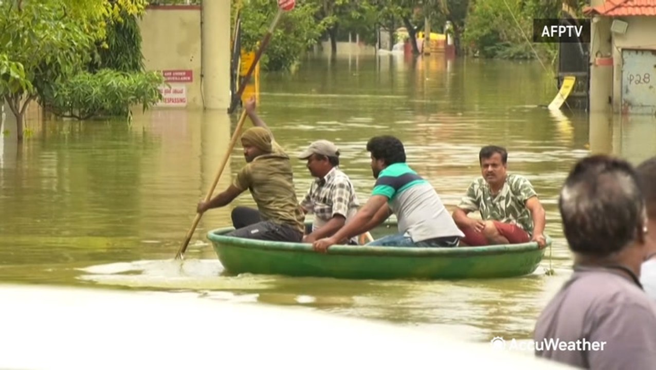 Flooding hampers Indian tech hub